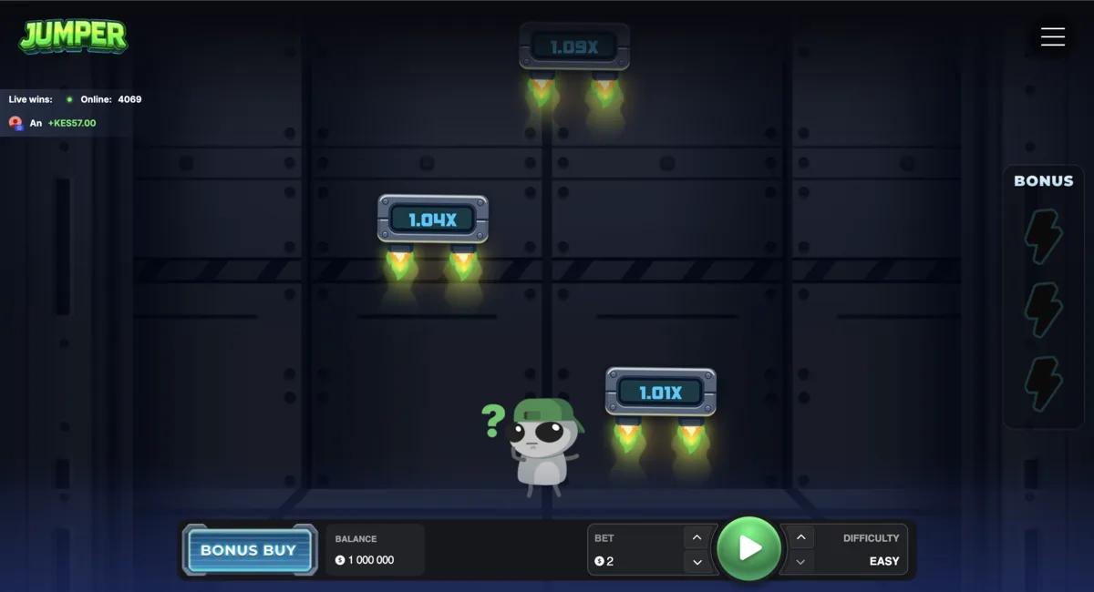 Jumper demo gameplay screenshot