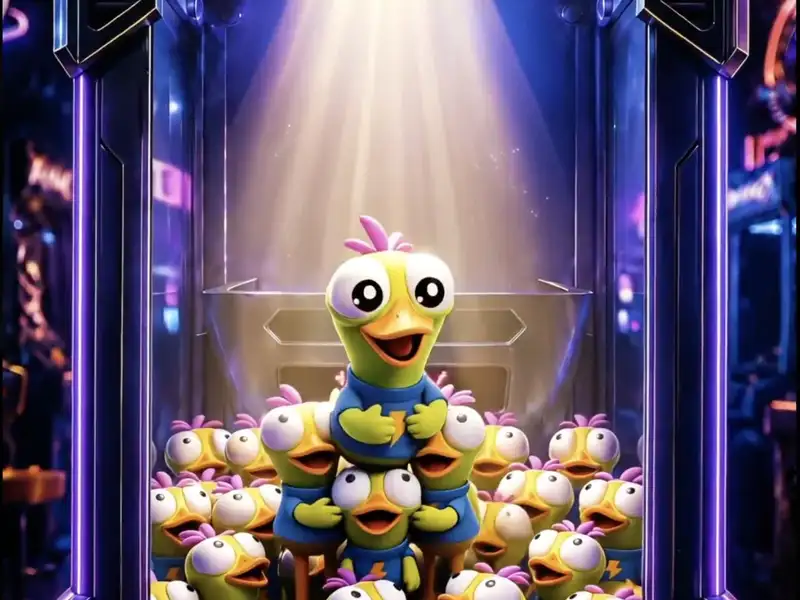 Lucky Ducky prize character pile